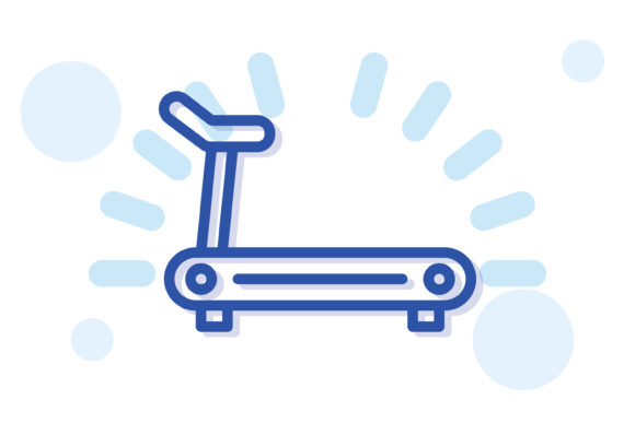 Healthcare Icon Treadmill
