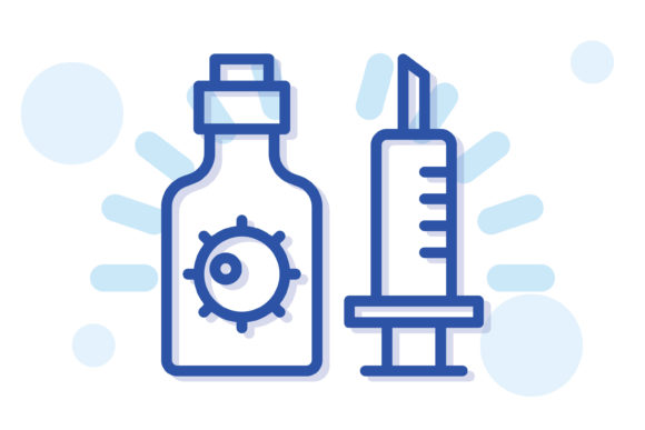 Healthcare Icon Vaccine: Graphics and Icons for Digital Publishing