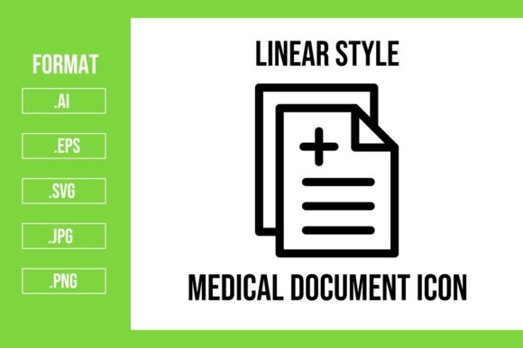 Medical Document Icon: Graphics and Icons for Branding