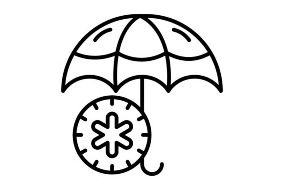 Medical Insurance Line Icon Design Graphics