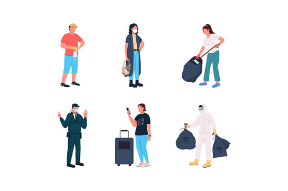 New Reality Flat Color Graphics and Illustrations