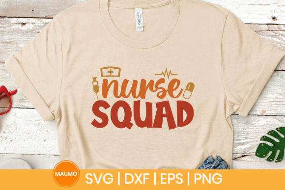 Nurse Squad Quote: Graphics for Print Templates
