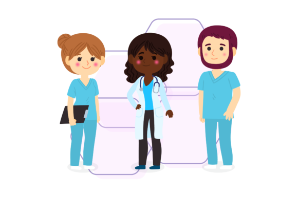 Nurse Working Arts: Graphics and Icons for Digital Sellers