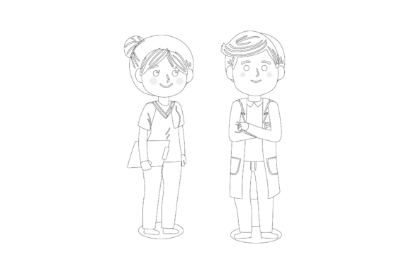 Nurse Working Vector: Graphics & Icons for Digital Sellers