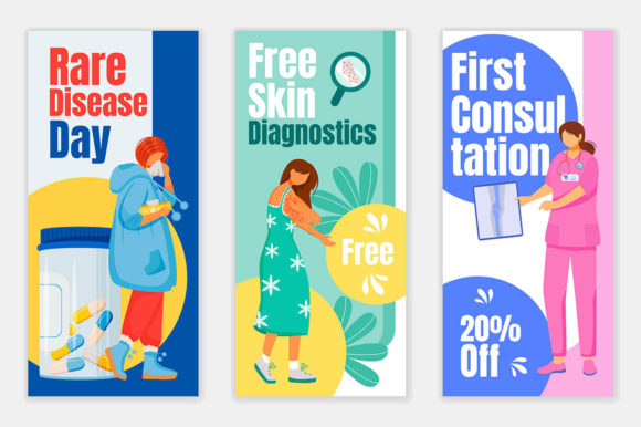Rare Disease Day Flyers Flat Template