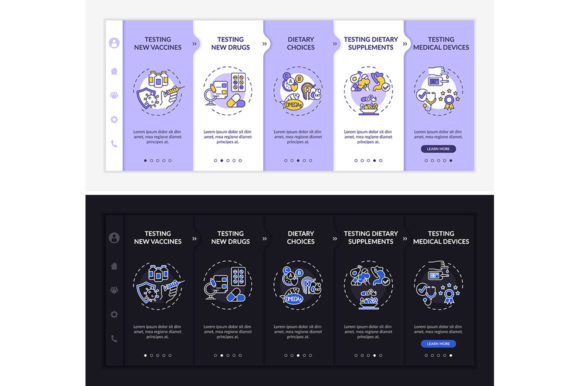 Research Kinds Onboarding Vector: Graphic Templates for Modern Branding